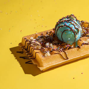 Birthday Cake Waffles