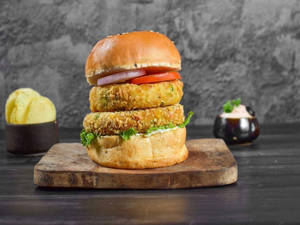 Double Patty Veg Burger