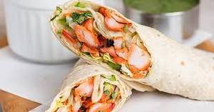 Schezwan shawarma roll