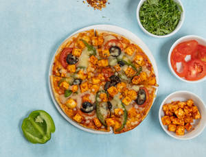 Whole Wheat Peri Peri Paneer Tikka Pizza