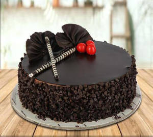 Eggless Choco Chip Cake