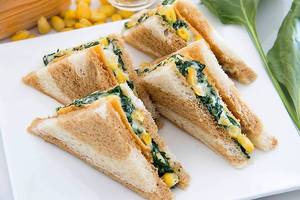 Spinach Corn Sandwich