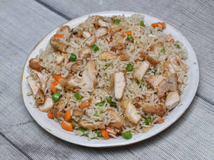 Egg Chicken Fried Rice