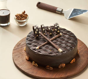 Chocolate Walnut Cake