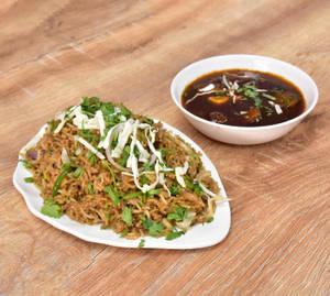 Veg Manchurian Rice