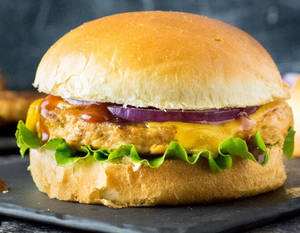 Bc Chicken Burger With Cheese(brioche Bun)