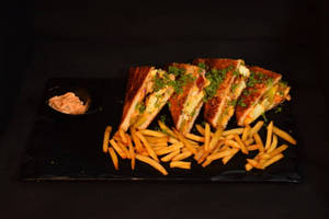 Paneer Tikka Panini Sandwich