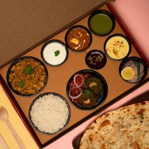 Mutton Curry & Chicken Tikka Masala Thali