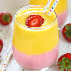Mango Strawberry Mocktail