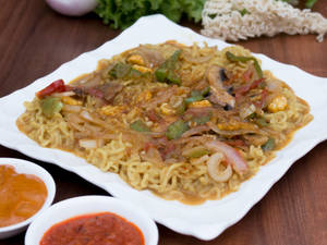 Chilli Paneer Maggi