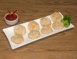 Veg Steam Momos(8 pcs)