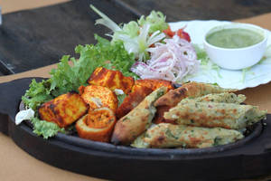 Kebabi veg platter