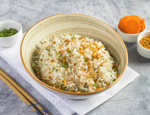 Burnt Garlic Vegetable Rice