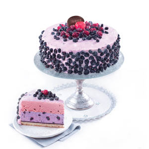 Blackcurrant Rich Cream Ice Cream Cake