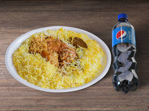 Chicken Biryani + Pepsi