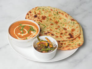 Paneer Naan with Dal