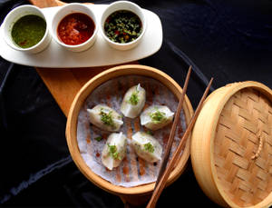 Coriander Vegetable Dumpling [5 Pieces]