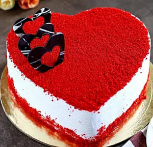 Red Velvet Cake [Heart Shape, 450 Grams]