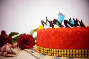 Red Velvet Birthday Cake (500 gms)