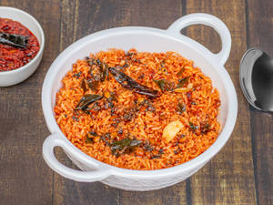 Tomato Pickle Rice With Ghee