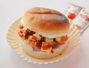 Veg paneer burger