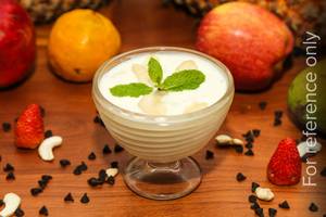 Custard Apple (Sitaphal) Milkshake With Vanilla Ice Cream