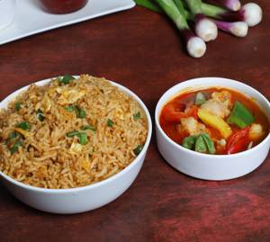 Chicken Thai Fried Rice & Thai Chilli Chicken