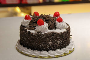 Eggless Black Forest Cake