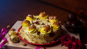 Gulab Jamun Cake