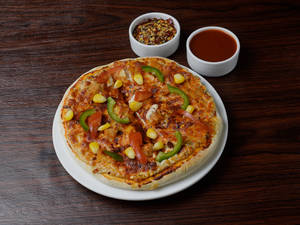 8" American Corn Veg Pizza