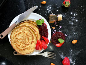 Strawberry Pancake