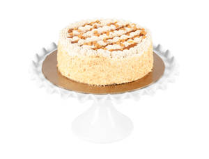 Eggless Butterscotch Cream Cake (800 gms) (272.2 Kcal)