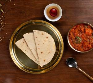 Kadhai Chicken Roti Thali Combo