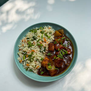Chilli Paneer & Veg Fried Rice