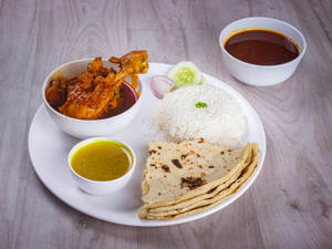 Chicken Fry Thali