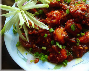 Hot Garlic Prwan Dry