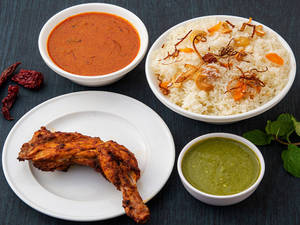 Ghee Rice With Tandoori Combo