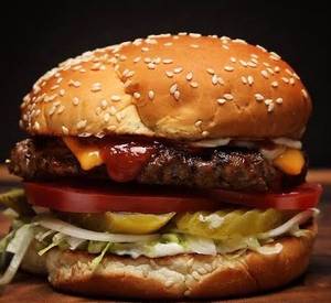 B B Q Chicken Yakitori Burger