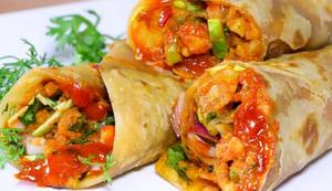 Double Egg With Double Chicken Roll