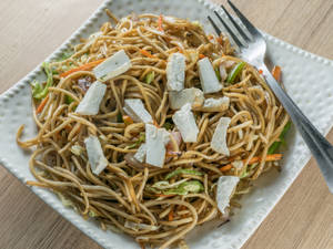 Paneer noodles             