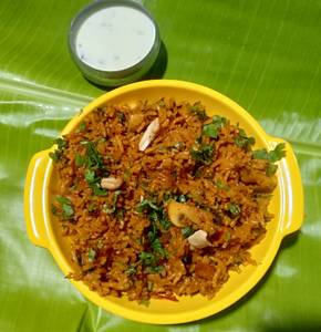 Dum Mushroom Biryani