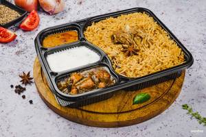 Andhra Chicken Biryani With Chilly Chicken Box