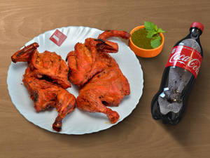 Chicken Tandoori Half + Coke 750 Ml Pet Bottle