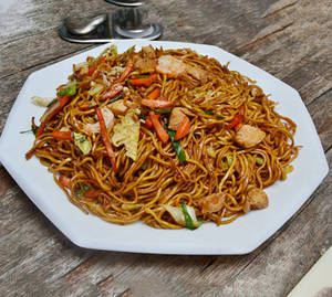 Chicken Pan Fried Noodles