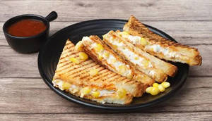 Corn Cheese Grilled Sandwich
