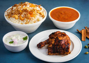 Ghee Rice Grill Chicken Combo