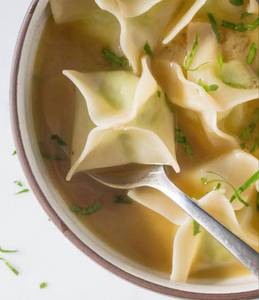 Steamed Pakchoy Dumplings