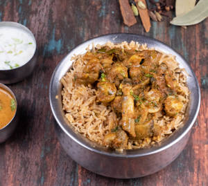 Mushroom Biriyani