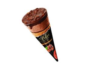 Hazelnut Dark Chocolate Ice Cream Cone [pack Of 2]