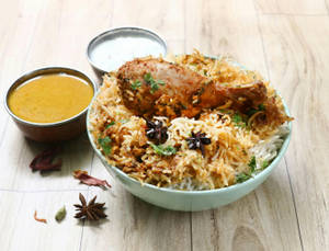 Kadai Chicken Biryani